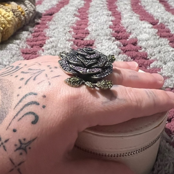 Heidi Daus ROSE RING TANZANITE size 10 - Picture 5 of 5